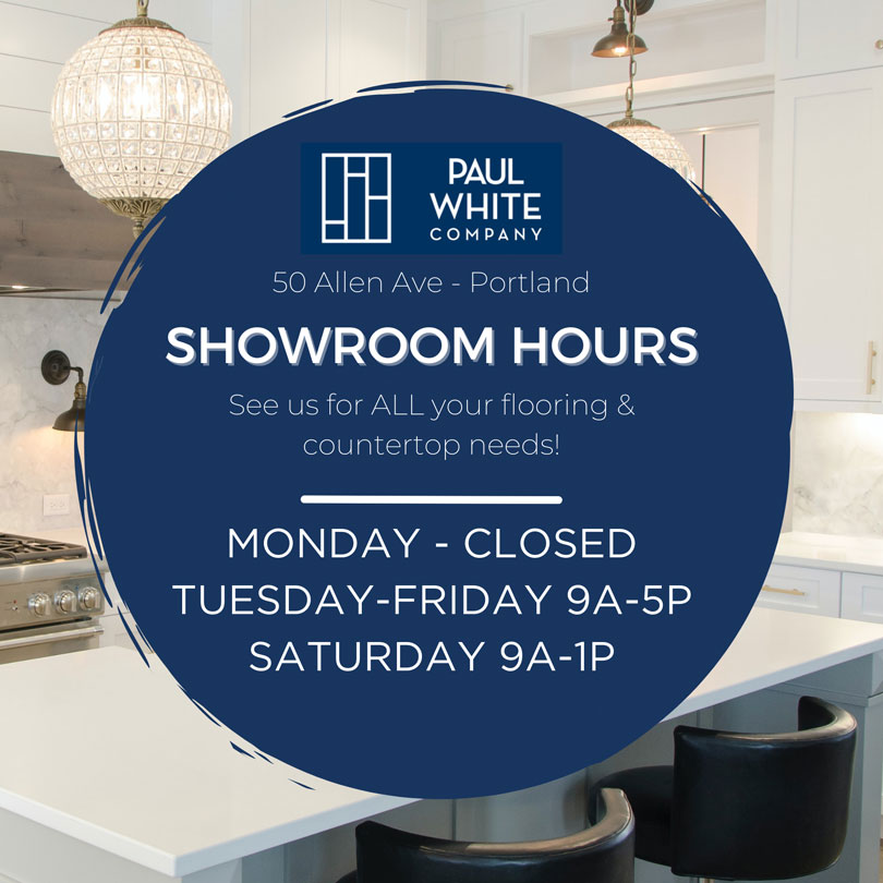 Paul White Company: New Showroom Hours